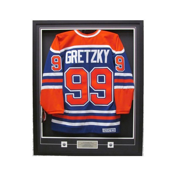 jersey display case with picture frame